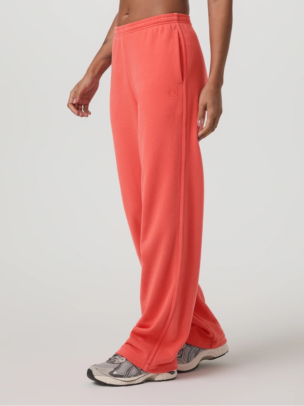 Vuori Sedona Straight Leg Sweatpant in Bright Coral‎